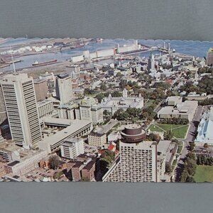 Vintage Postcard - Quebec City Aerial Photo - Dexter Press